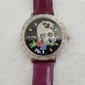 Skull Flowers Watch